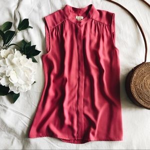 J. Crew Botton Down Sleepless Top.